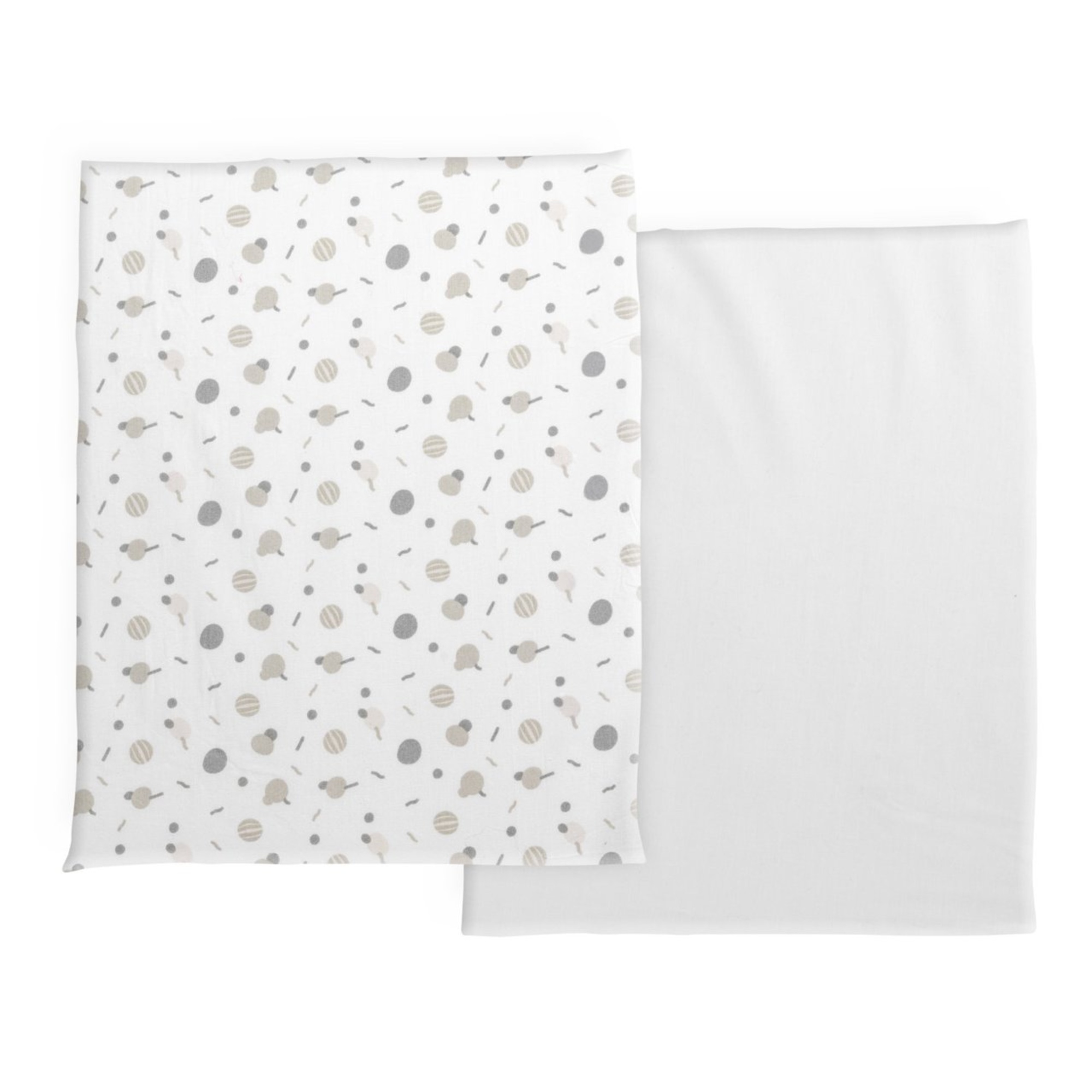 Chicco Next2Me Confetti set lenzuola cotone 50x83 cm
