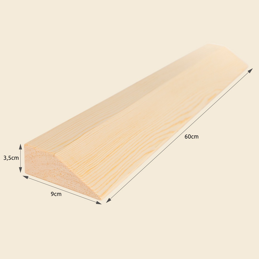 The Dida cuneo in legno naturale yoga pilates stretch