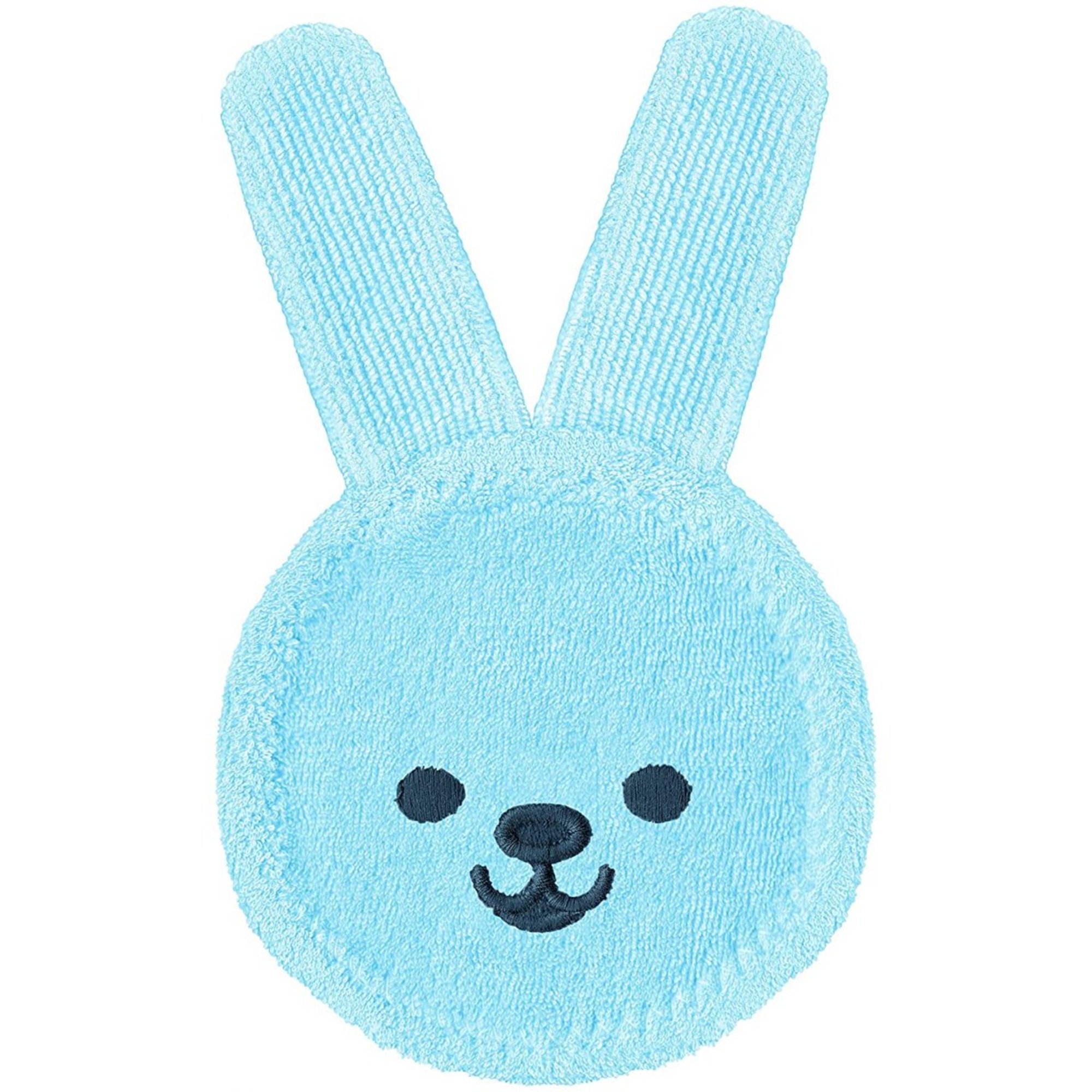 MAM Oral Care Rabbit Guanto Gengive Azzurro Microfibra