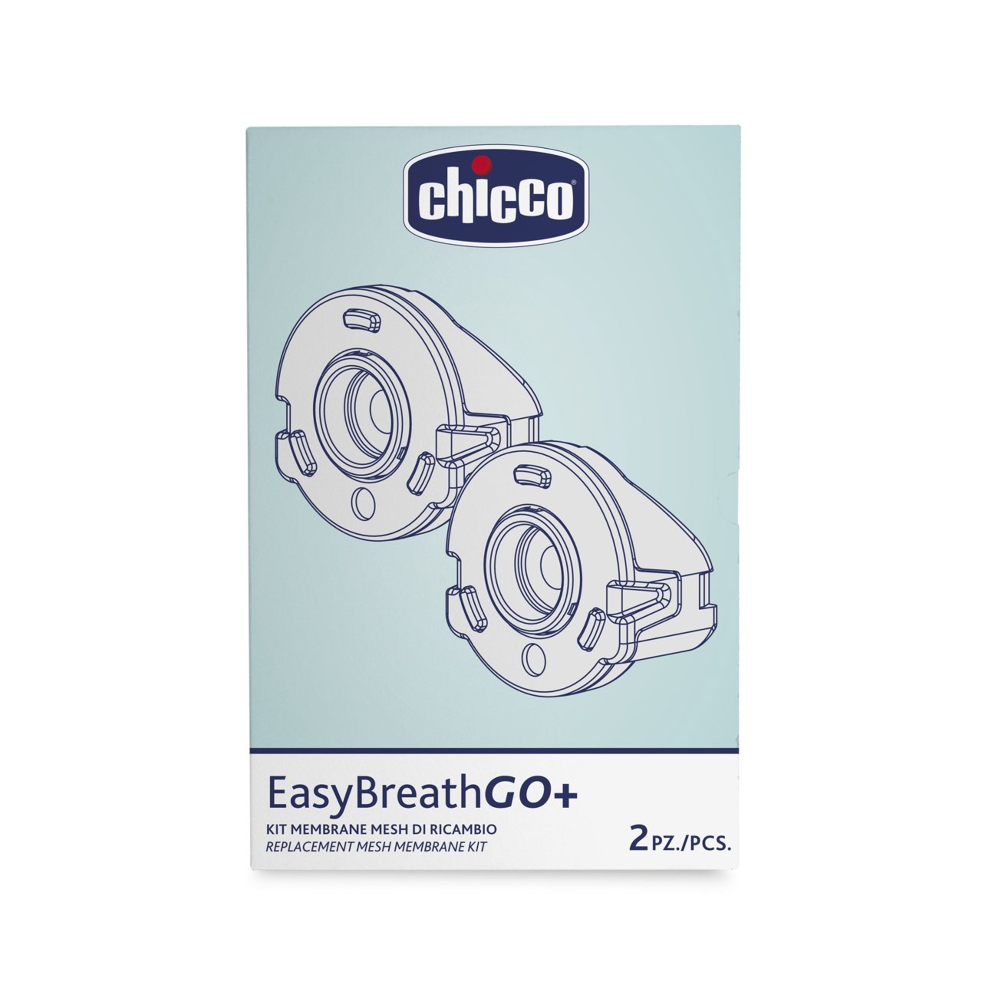 Chicco Easy Breath Go Membrane Mesh Ricambio Kit 2