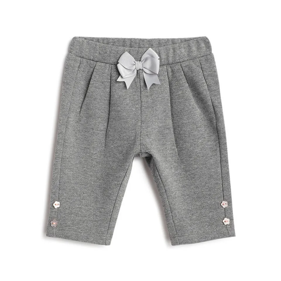 Chicco Pantaloni Felpa Bambina Grigio Argento