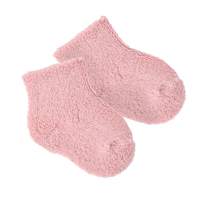 Calza corta spugna bimba rosa