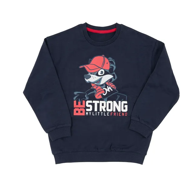Toys Center Baby maglia blu bimbo maniche lunghe stampa