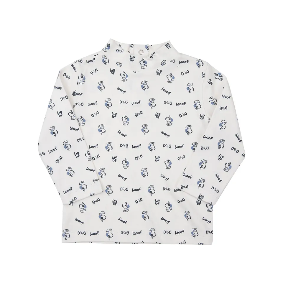 Mawi lupetto interlock bimbo panna cotone manica lunga