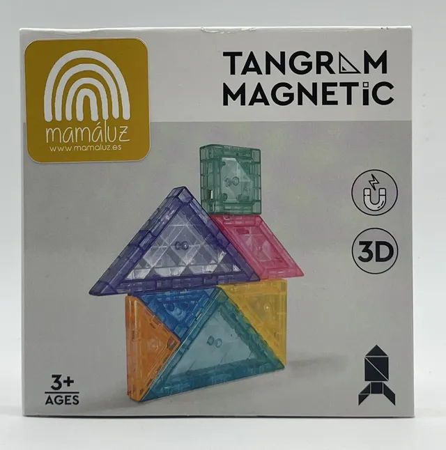 The Dida Tangram Magnetico Traslucido Piccolo 7 Pezzi