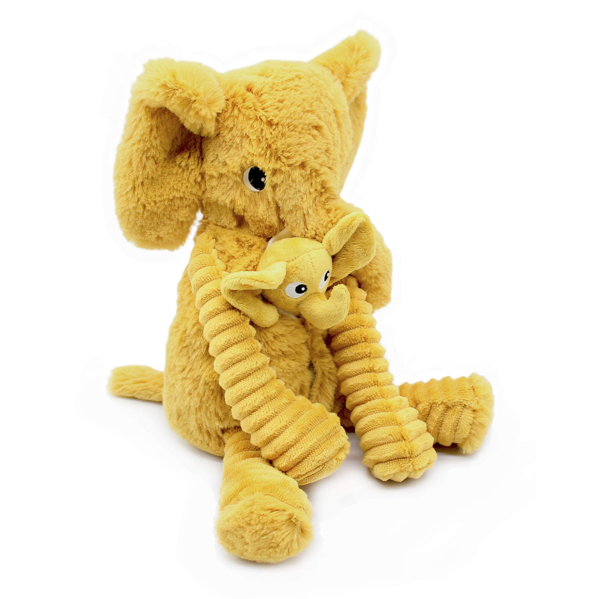 Les Déglingos Ptipotos Dimoitou peluche elefante senape