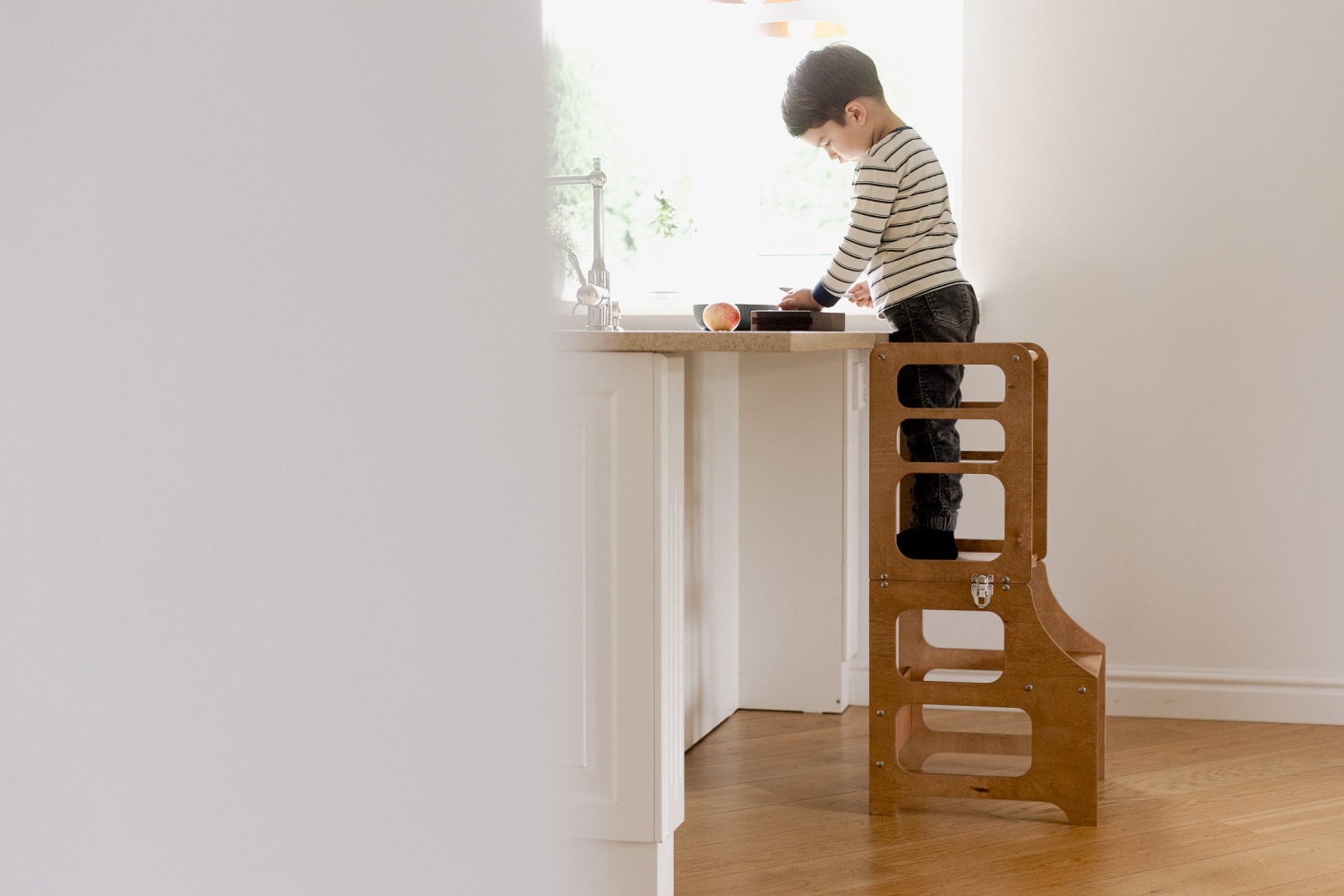 The Dida Scandinavian Natural torre montessori legno naturale