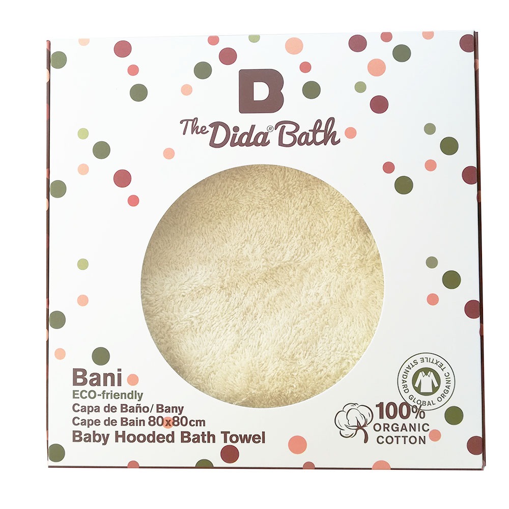 BANI Puntitos Poncho accappatoio cotone 80x80