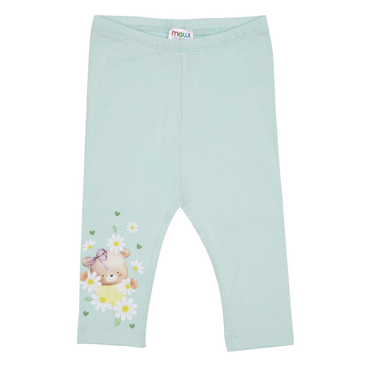Toys Center Baby Orsetto leggings bimba verde acqua