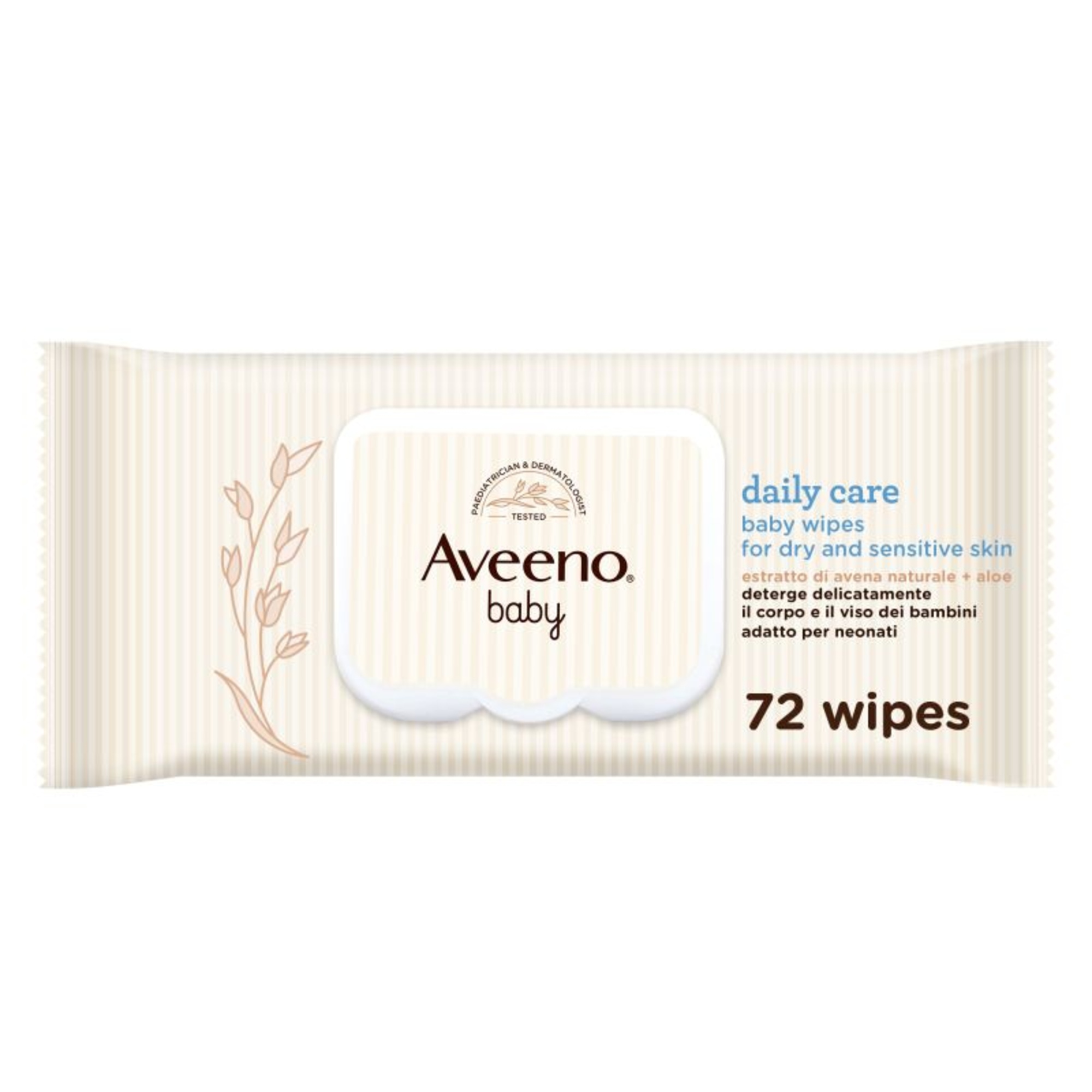 Aveeno Baby Delicate salviettine neonato 72 pz delicate