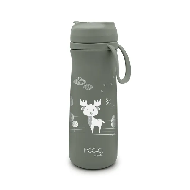 Nuvita 4441 borraccia termica cannuccia 500 ml salvia