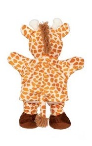 The Dida Marionetta da Mano Giraffa 21x13x31 cm Morbida