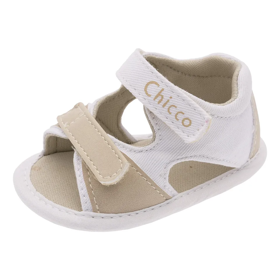 Chicco Neimos sandalo bimbo beige bianco velcro