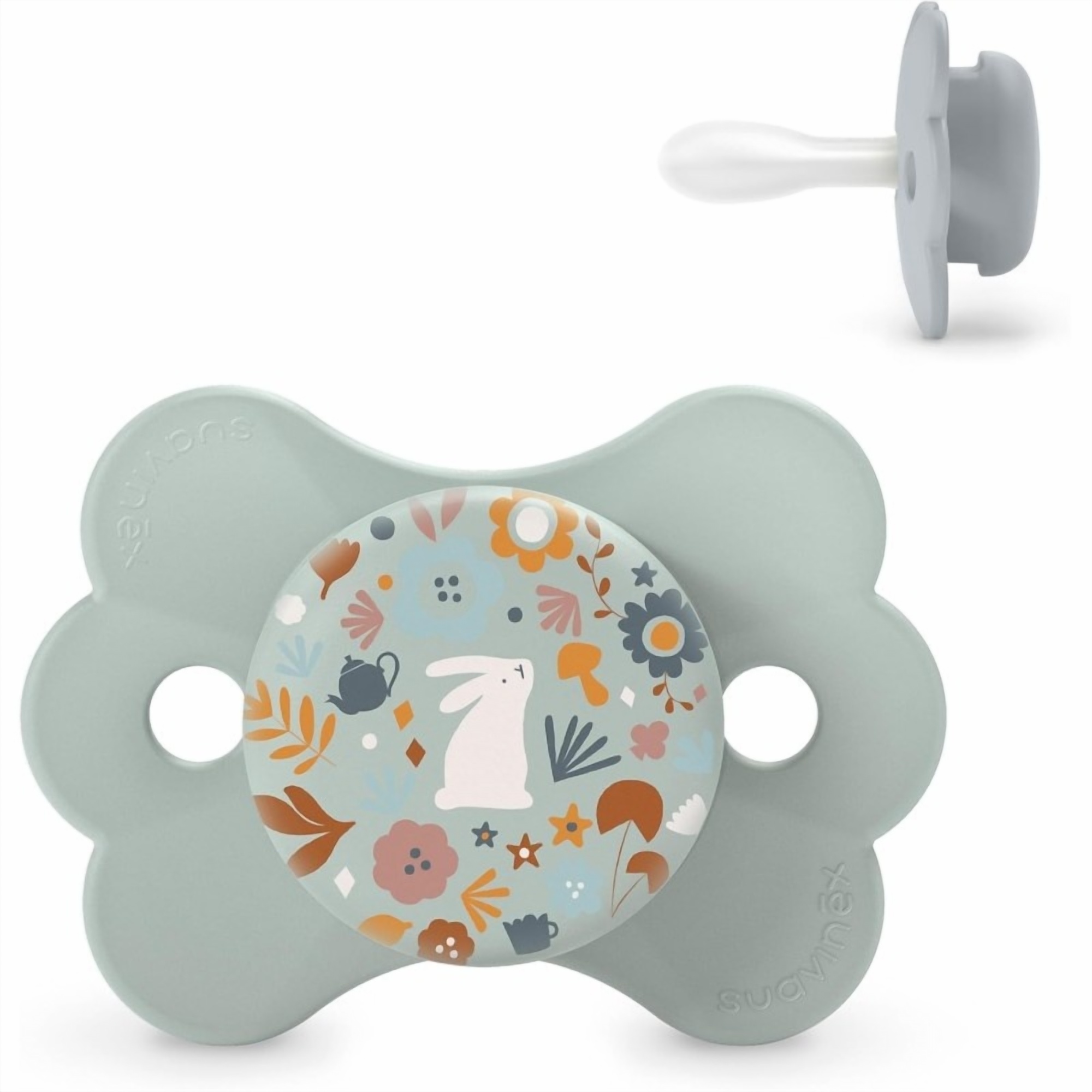 Suavinex Wonderland Liberty Ciuccio Silicone 6-18M Azzurro