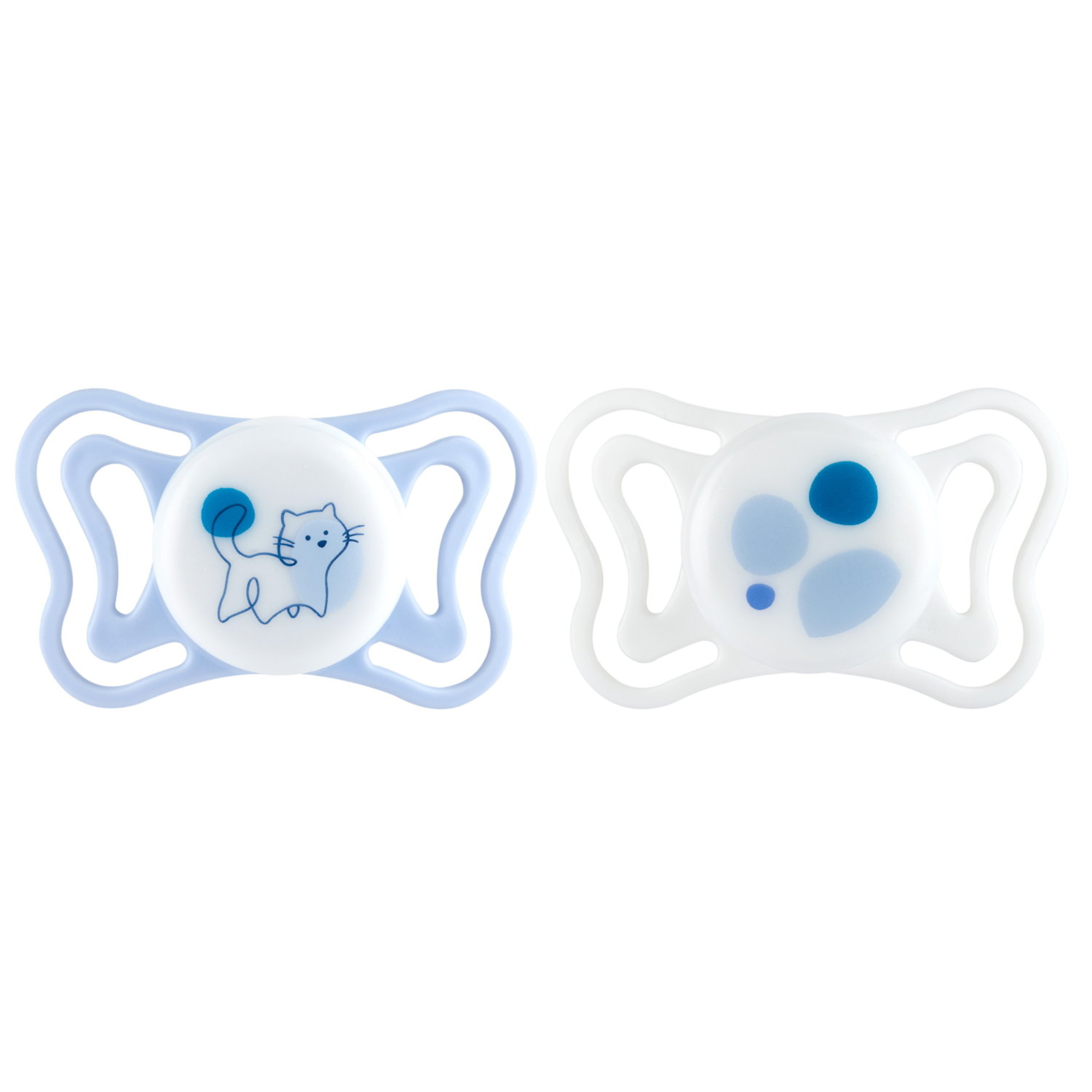 Chicco PhysioForma Light succhietto silicone azzurro 2-6m