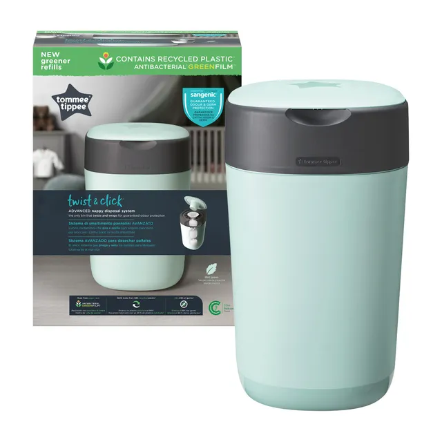 Tommee Tippee Twist&Click mangiapannolini verde antibatterico