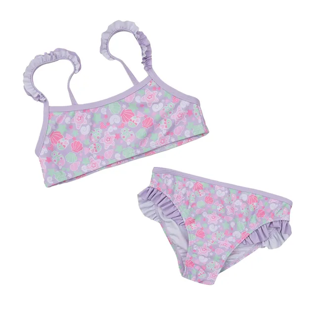 Toys Center Baby costume due pezzi bambina lilla fiori
