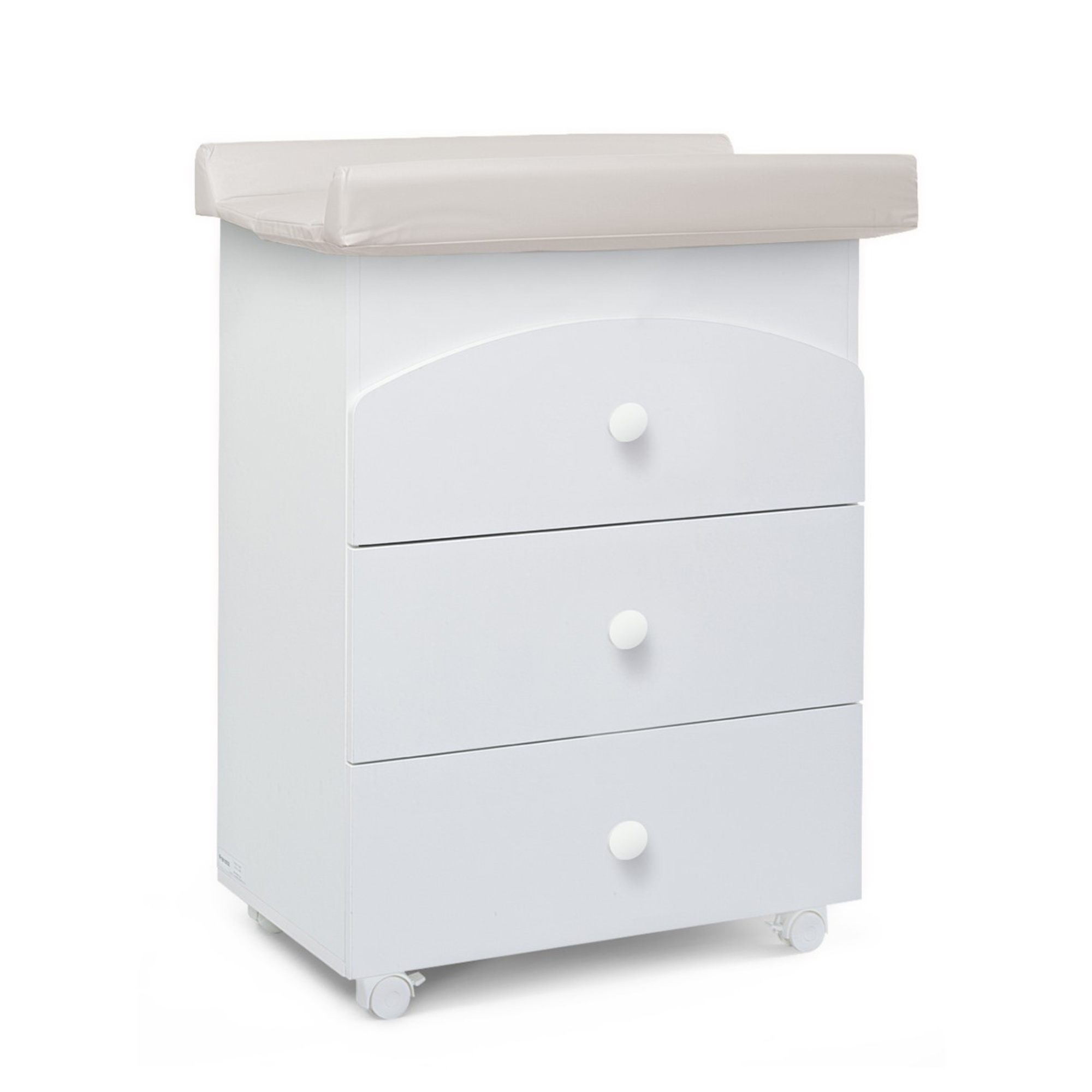 Giordani Nora Cassettiera Bagnetto Bianco con Vaschetta