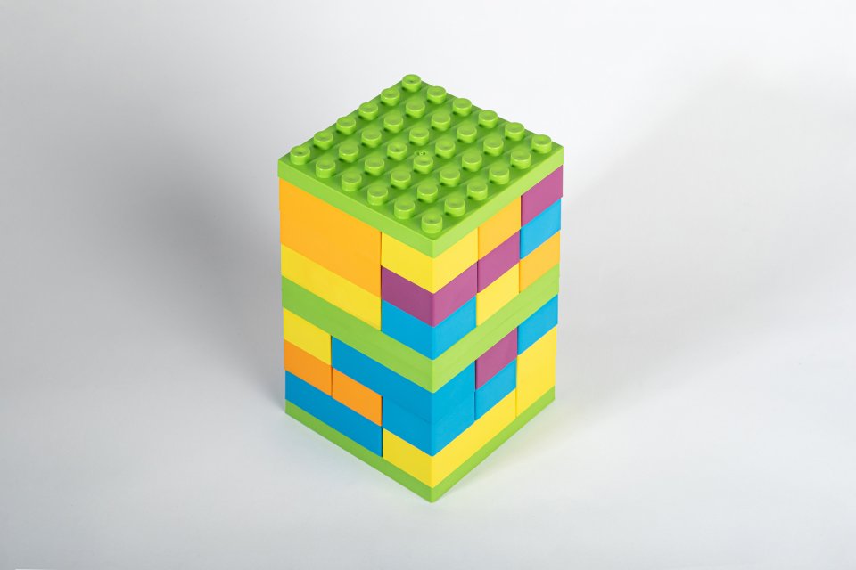 eKoala eKubo Gioco Costruzioni 38 Blocchi Biodegradabili