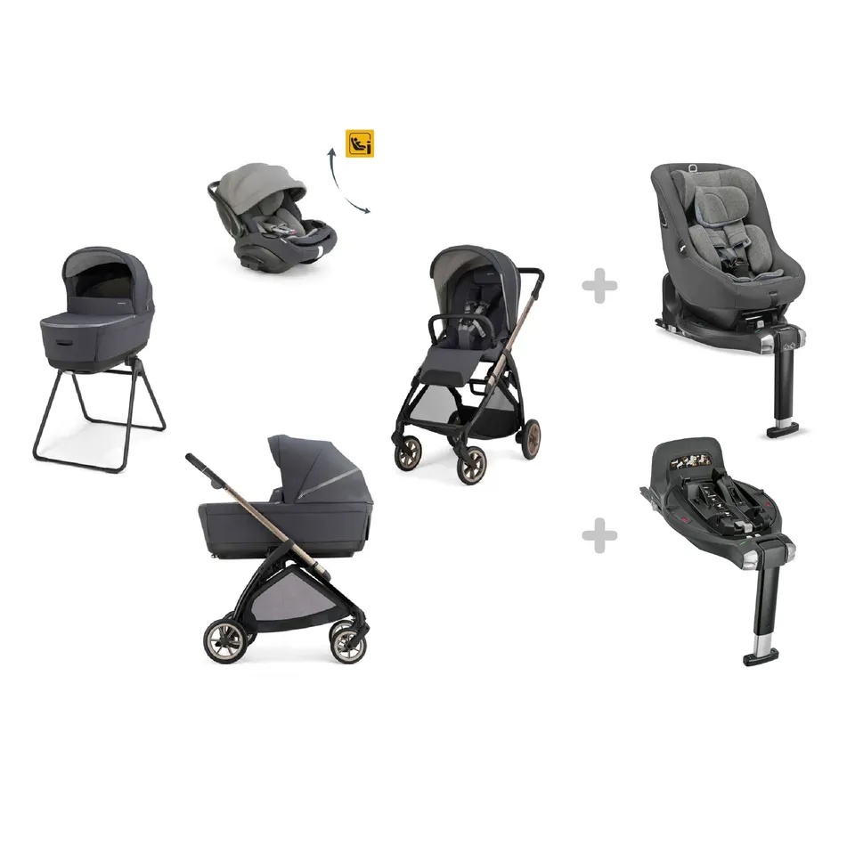 Inglesina Darwin trio Elecat Next Stage Base 360 i-Size grigio