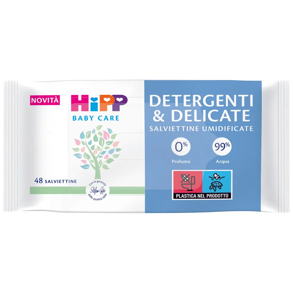 HiPP Salviettine Detergenti Delicate 5x48 Senza Profumo