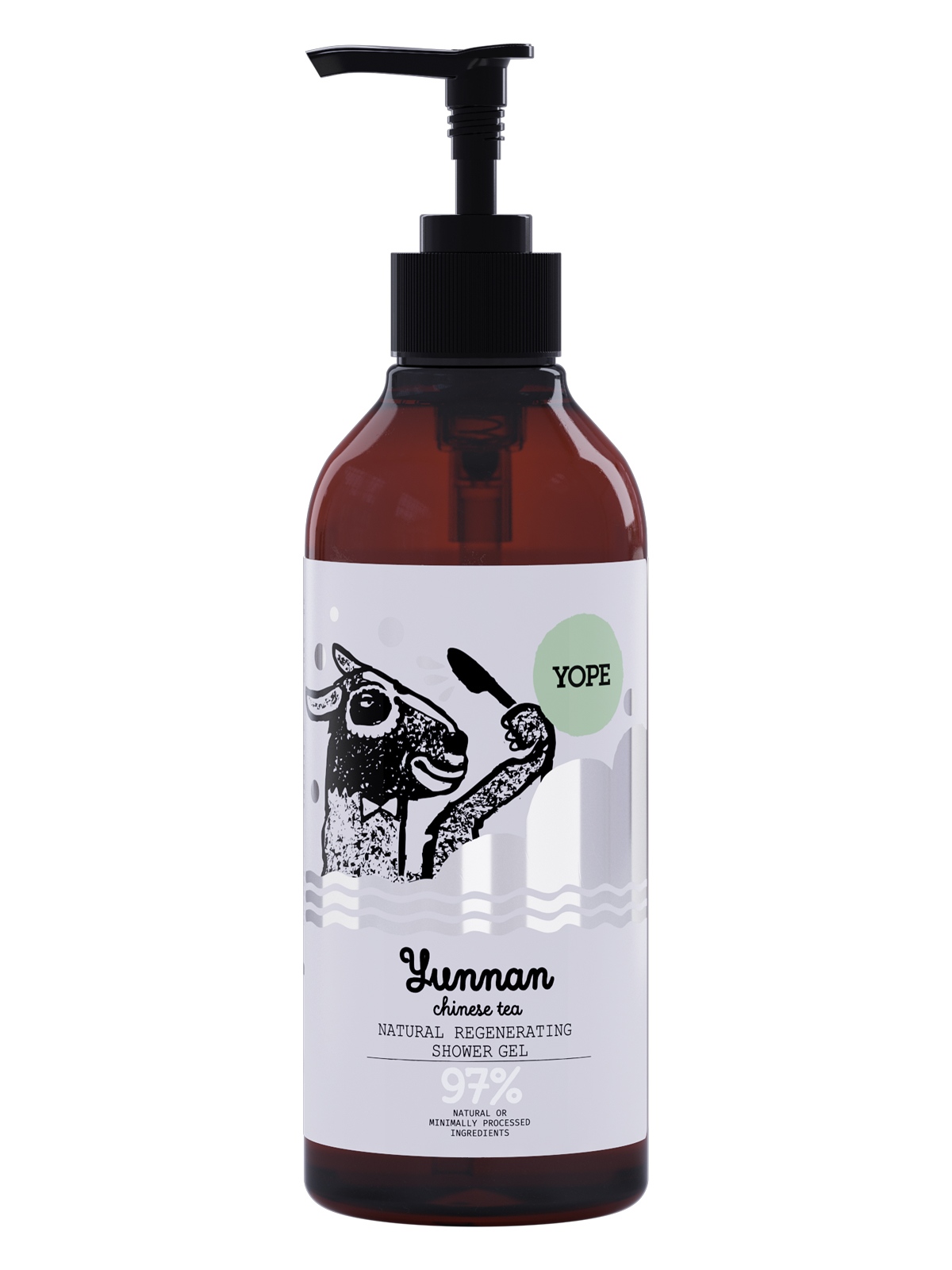 Yope Gel Doccia Yunnan Tè Nero e Verde pH Neutro