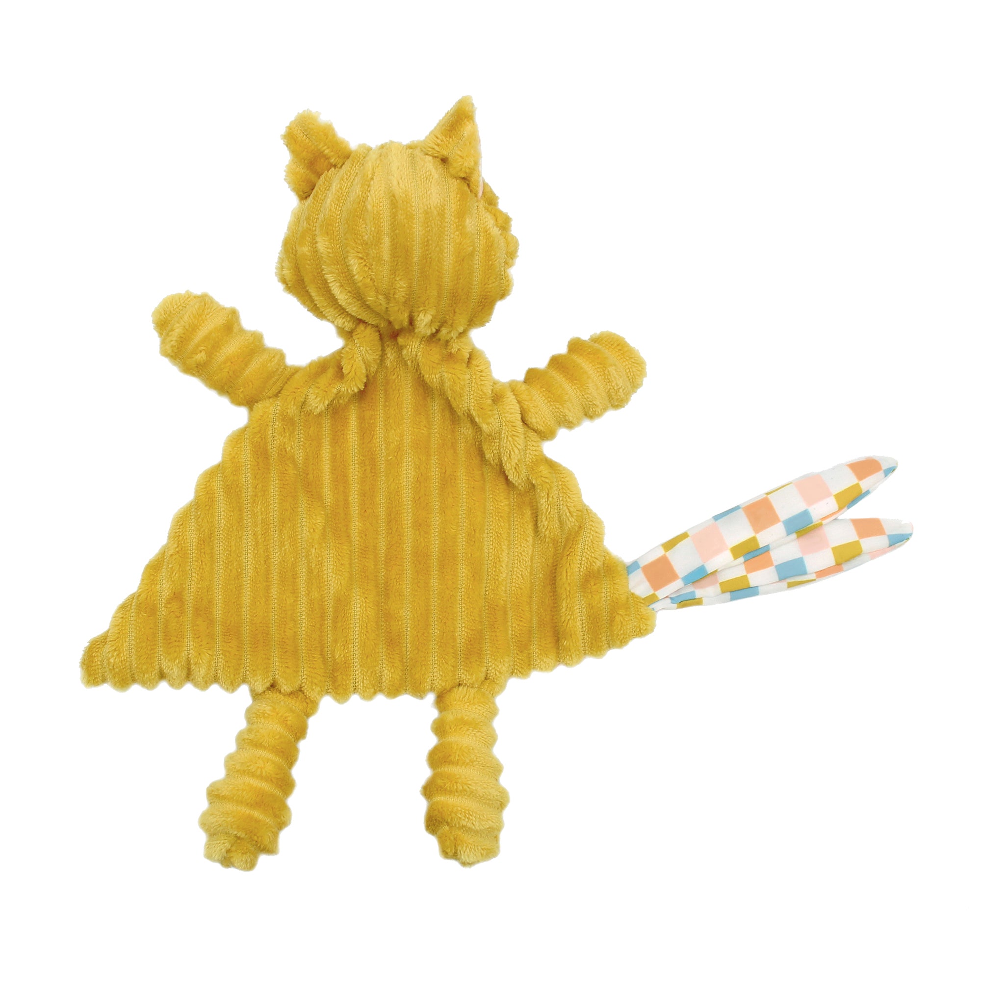 Les Deglingos Cyranos doudou volpe giallo 24x4x30