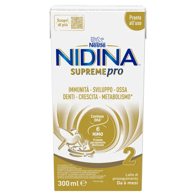Nidina Supremepro 2 latte proseguimento liquido 300ml da 6 mesi