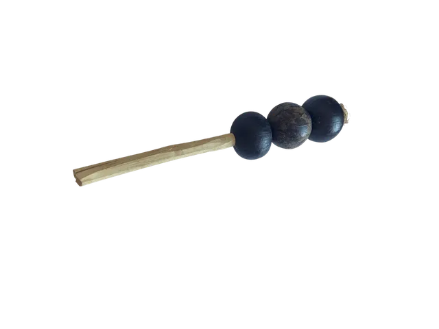 Maraca sonaglio naturale in materiali naturali