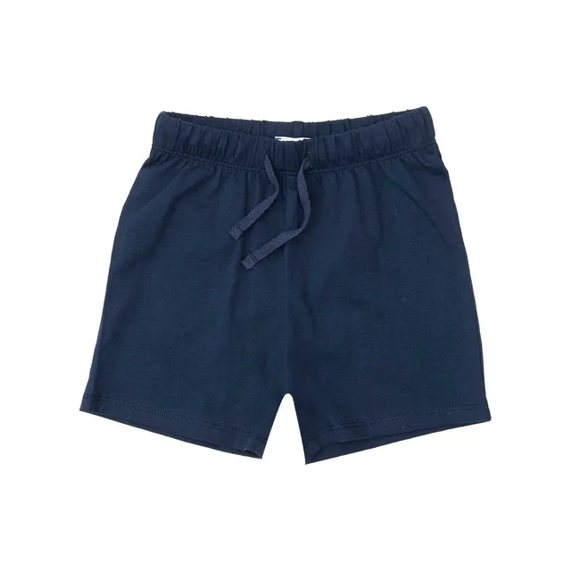 Short Basic bimbo blu shorts jersey tinta unita elastico