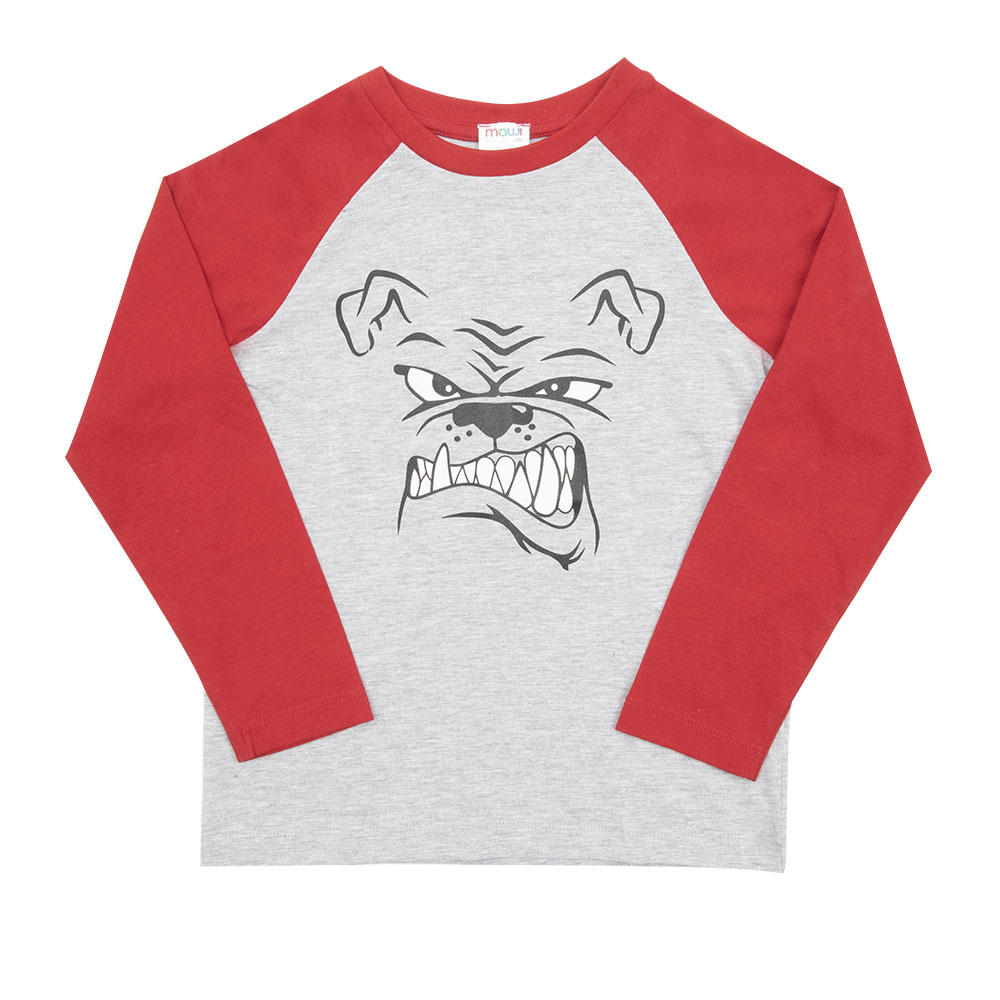 Toys Center Baby Maglia Bimbo Dog Grigio Rosso Cotone