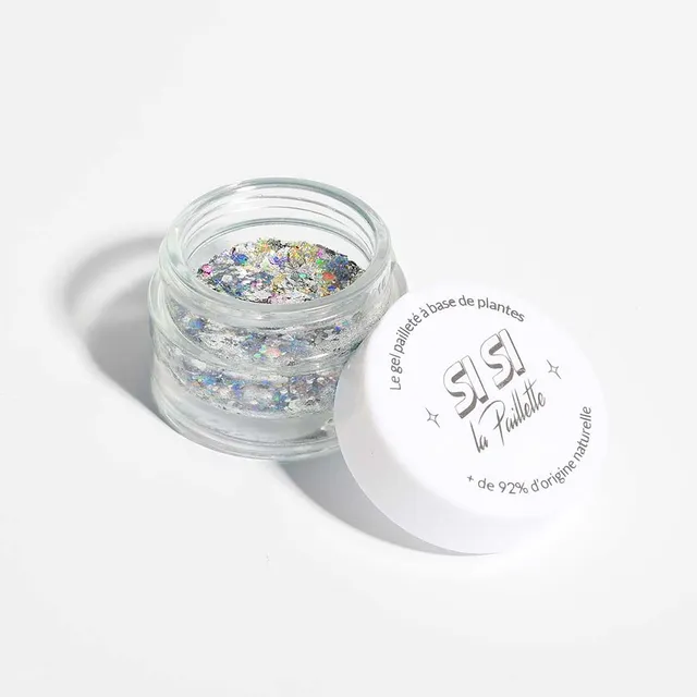 Si Si La Paillette Glitter Gel Y'Holo viso biodegradabile