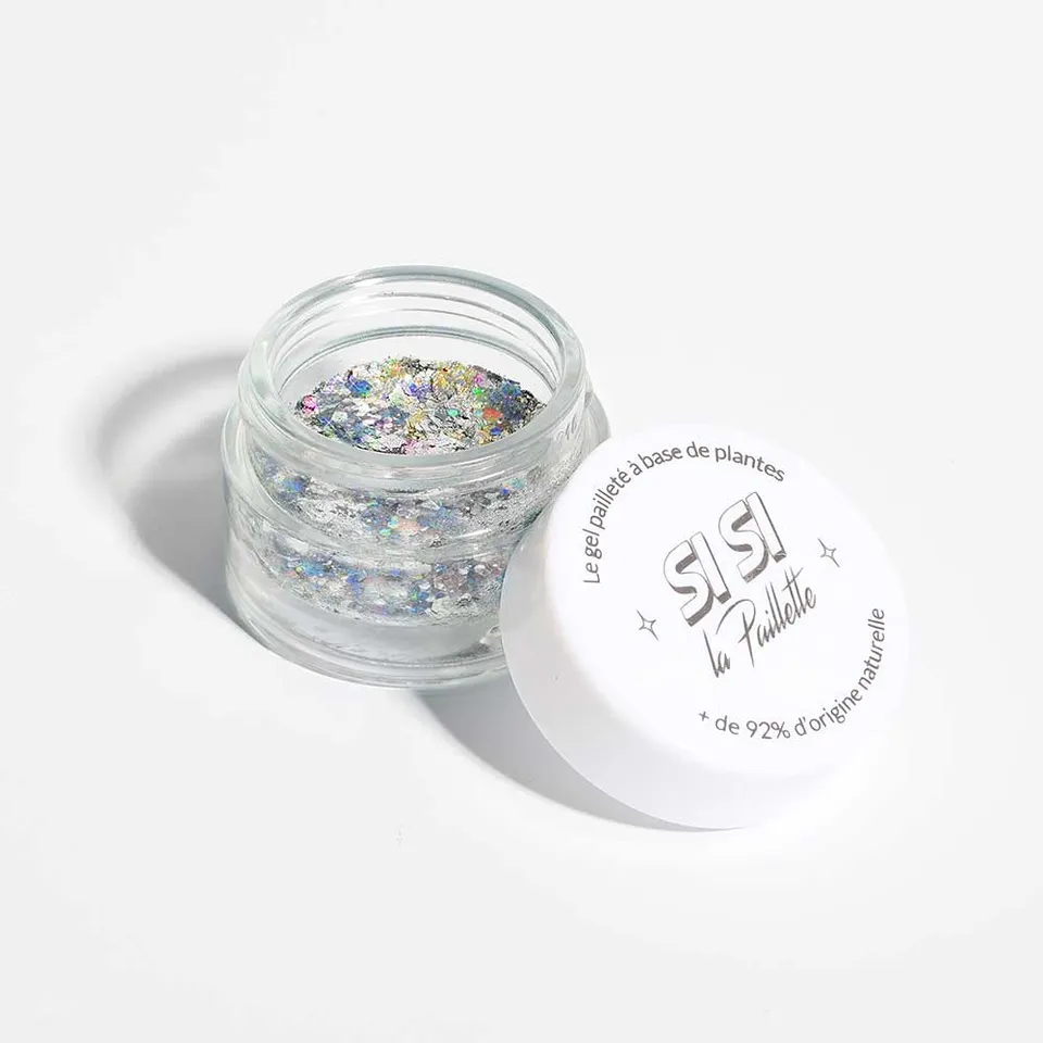 Si Si La Paillette Glitter Gel Y'Holo viso biodegradabile
