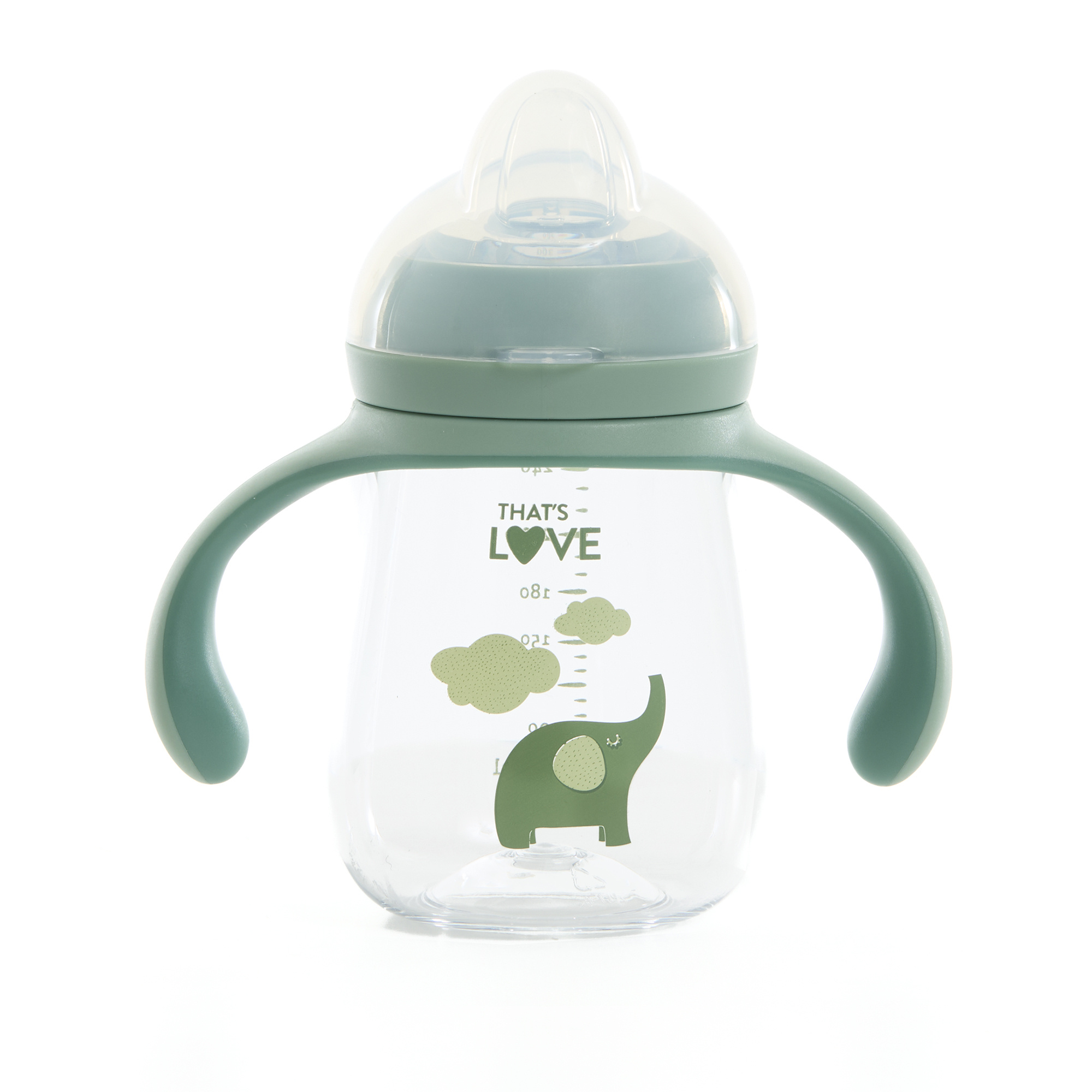 That's Love Elephant tazza beccuccio silicone 260 ml 6m+