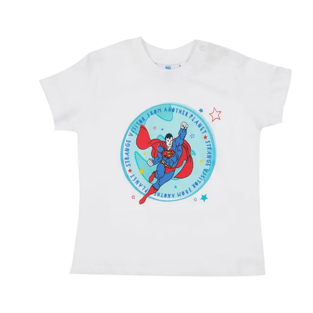 Toys Center Baby t-shirt bimbo bianca Superman