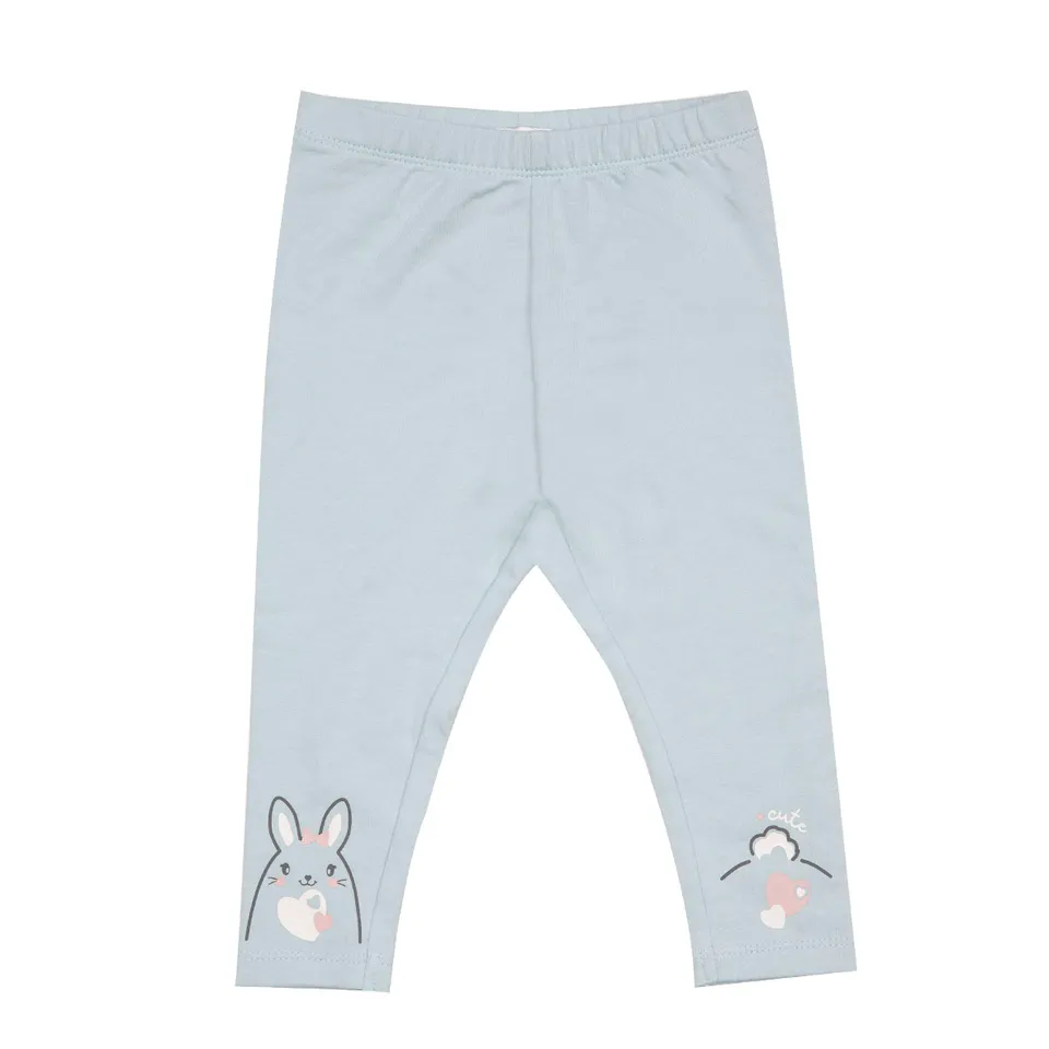 Toys Center Baby Mawi legging felpina azzurra