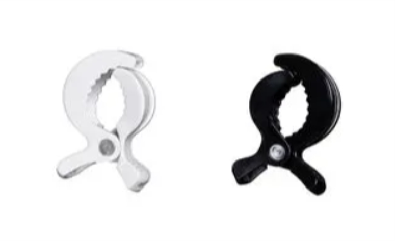 Profibaby Clip passeggino 2 pezzi bianco nero