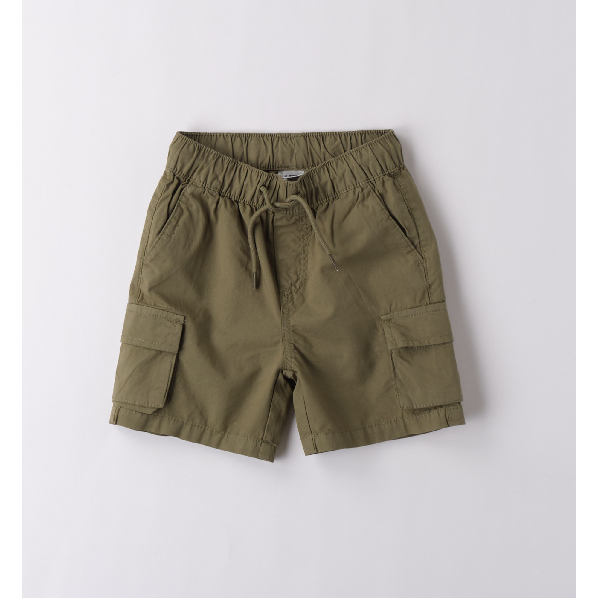 iDO Short Popeline Verde Pantaloncini Cotone Tasconi Bimbo