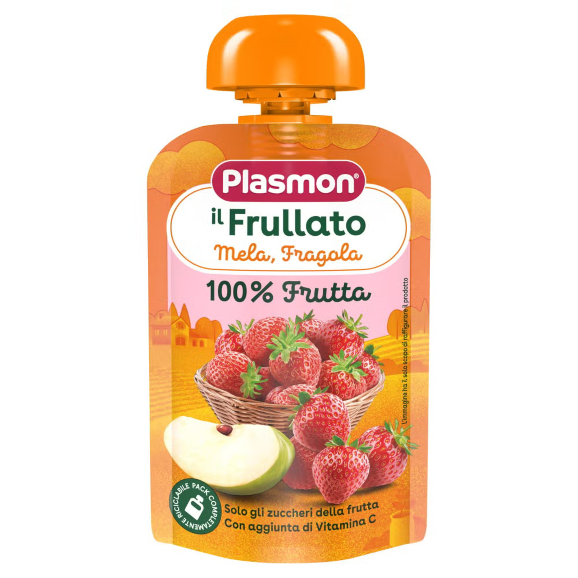 Plasmon Spremi e Gusta pouch frutta mela fragola 100g