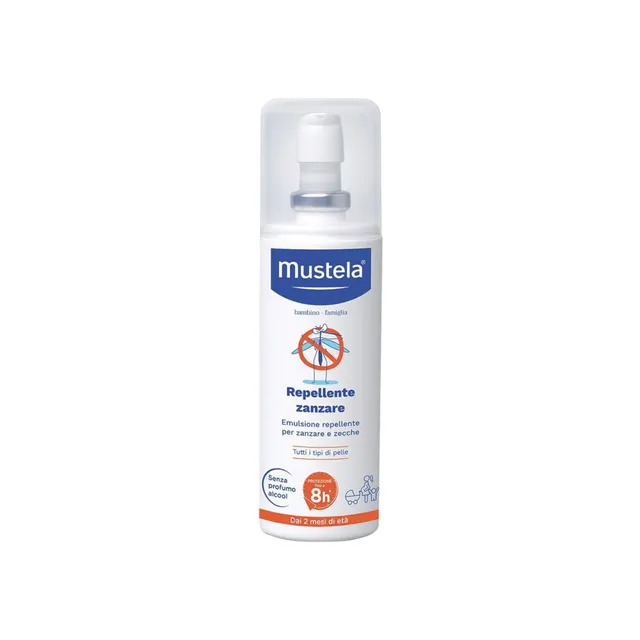 Mustela repellente spray zanzare 100ml dai 2 mesi