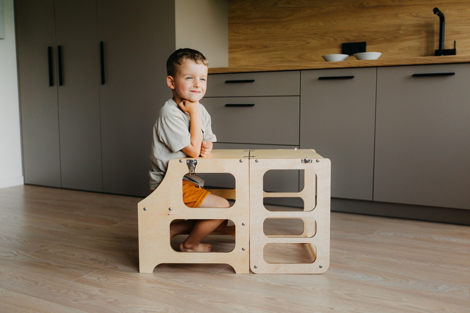 The Dida Torre di apprendimento Montessori legno tavolo sedia