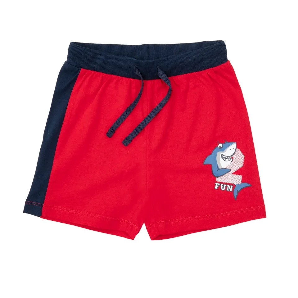 Toys Center Baby Shark bermuda bimbo rosso jersey