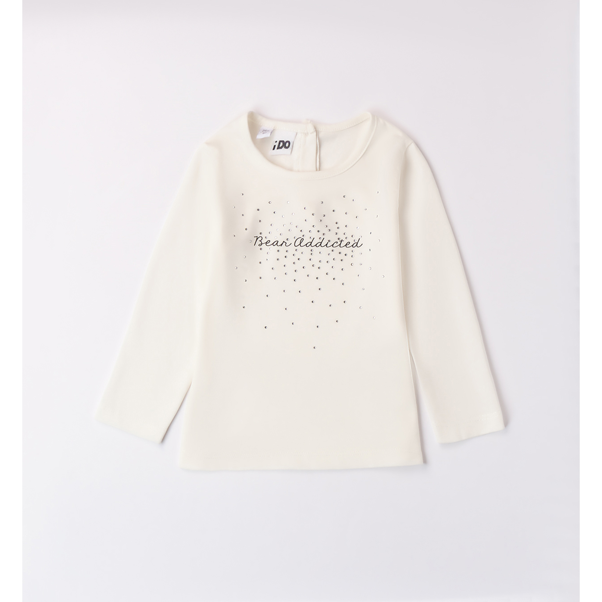 iDO Bear Addicted maglietta bambina in cotone