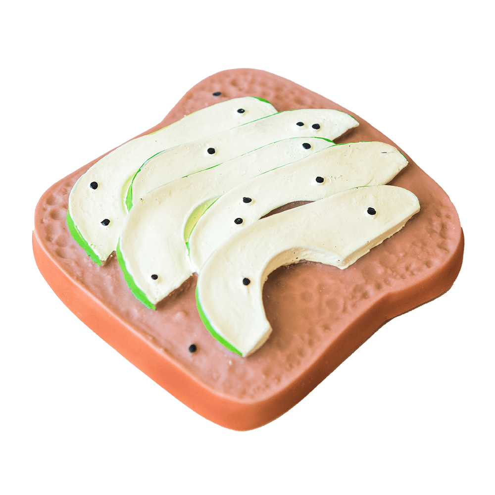Lolaletost Tostada Avocado massaggiagengive caucciu naturale