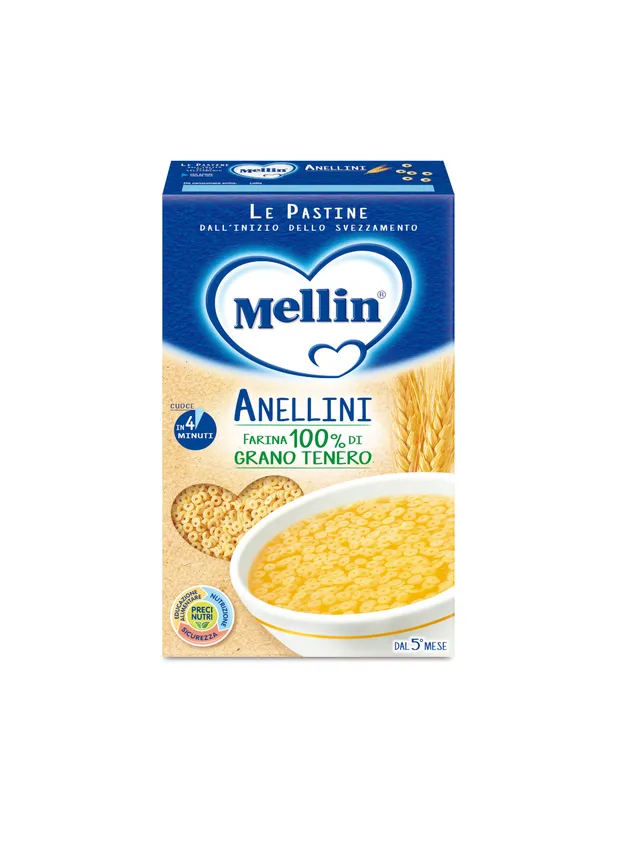 Mellin Anellini pastina 320 g dal 5° mese