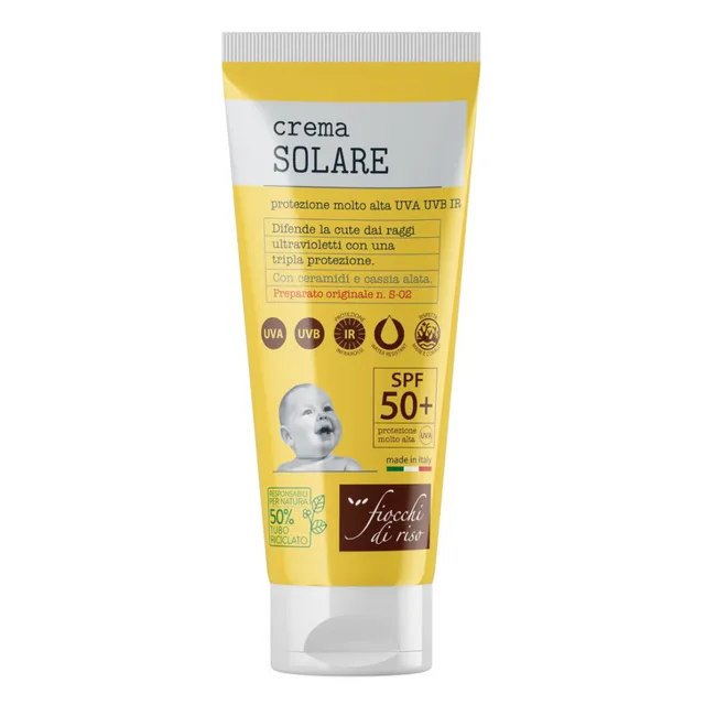 Fiocchi di Riso Bimbi crema solare 50+ neonati acqua