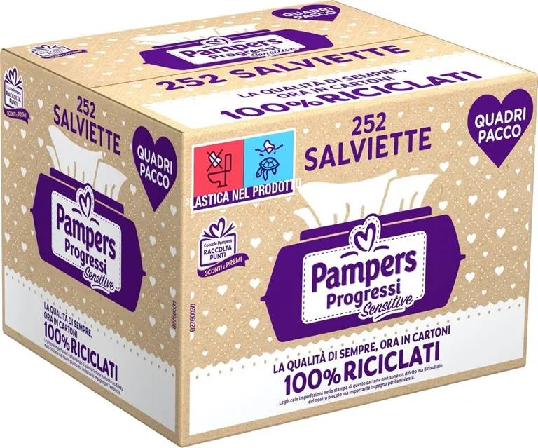 Pampers Progressi Salviette Sensitive 252 pz delicate