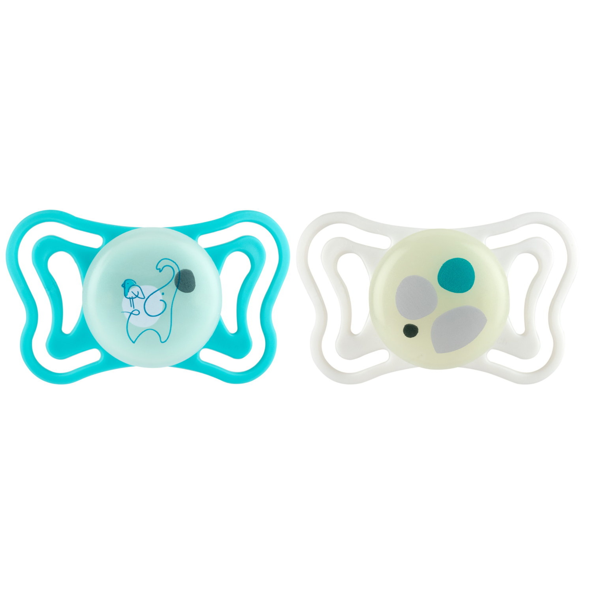 Chicco PhysioForma Light Lumi succhietto silicone 6-16 mesi