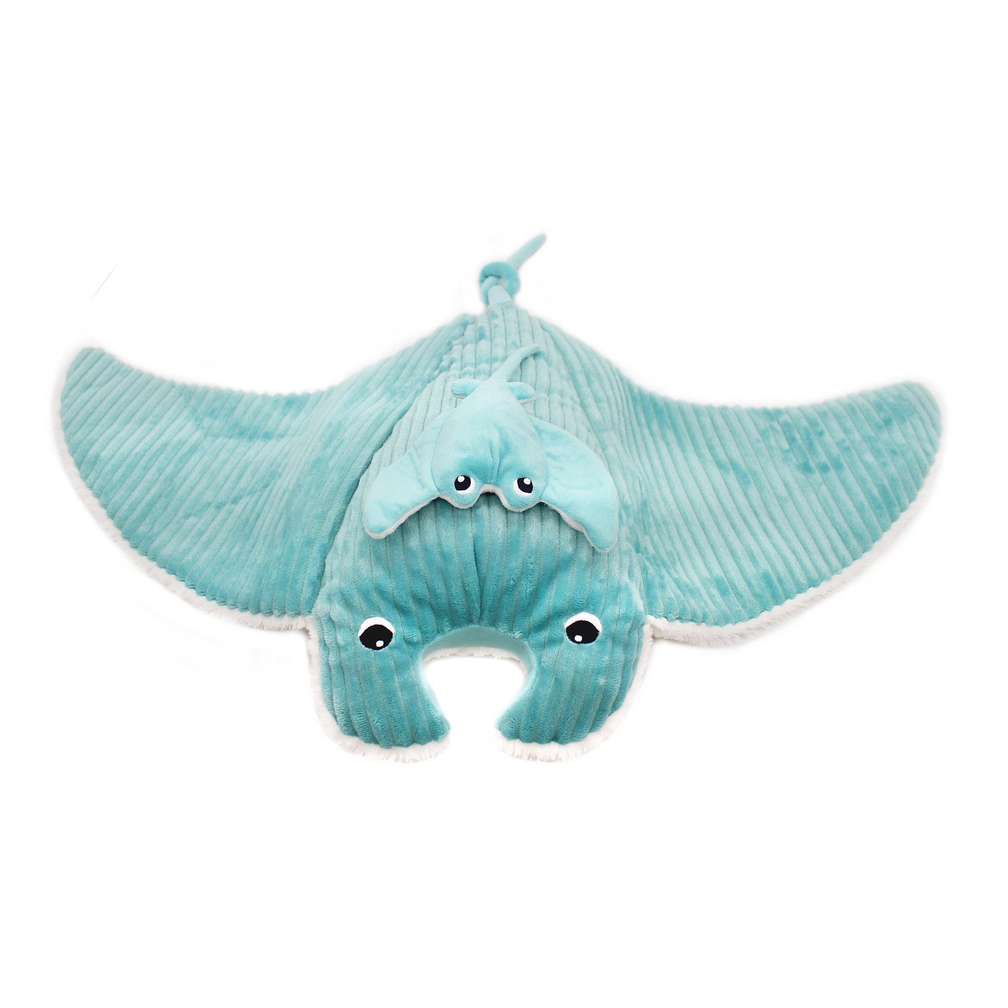 Les Déglingos Ptipotos Mantalou peluche manta blu gigante 72 cm