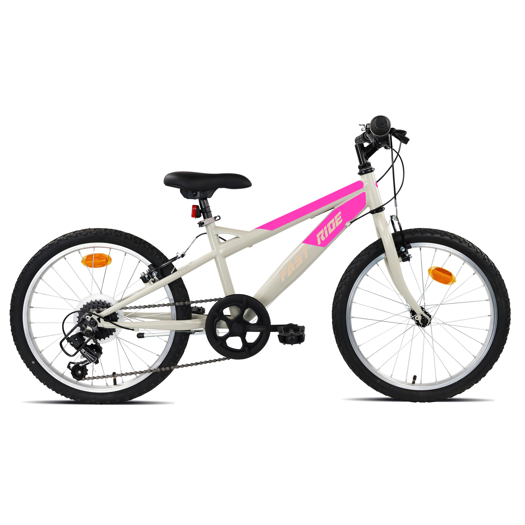 Bicicletta bambina 20 pollici 6 marce con luci